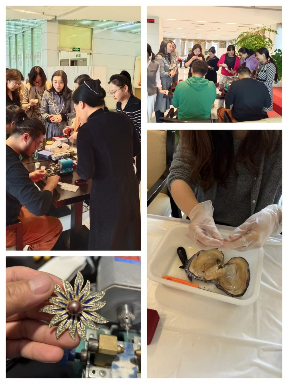 数理外国语联合工会举办妇女小家珍珠开蚌DIY活动